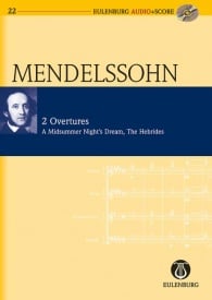 Mendelssohn: 2 Overtures Opus 21 / Opus 26 (Study Score + CD) published by Eulenburg
